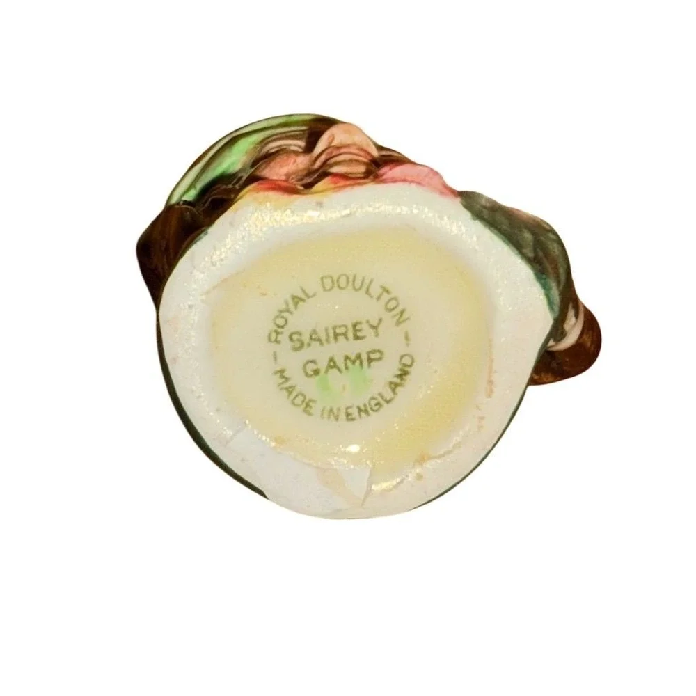 Royal Doulton Sairey Gamp Toby Jug Figurine Multicolor‎ 2.25